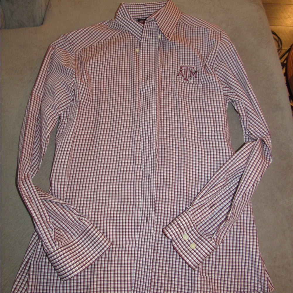 Texas a&m long sleeve polo